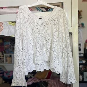 Social Scene L mesh top